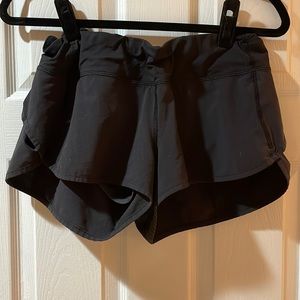 Lululemon speed up short, low rise, lined